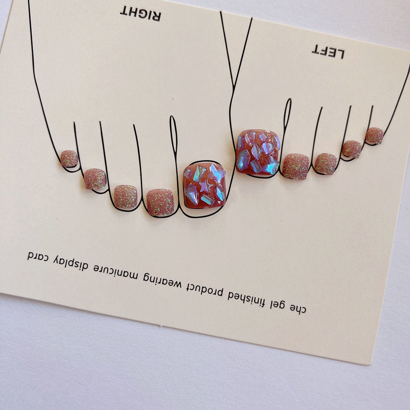 Artful house shoe nail art Kalsten