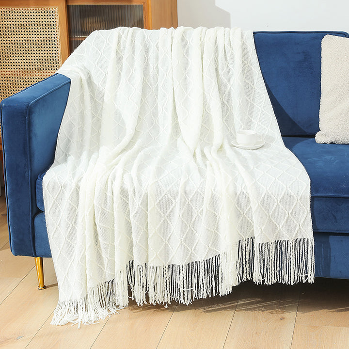 Ladies cozy knit blanket Kalsten