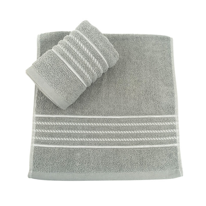 Terry Bath Towel with High-Quality Check Border Kalsten