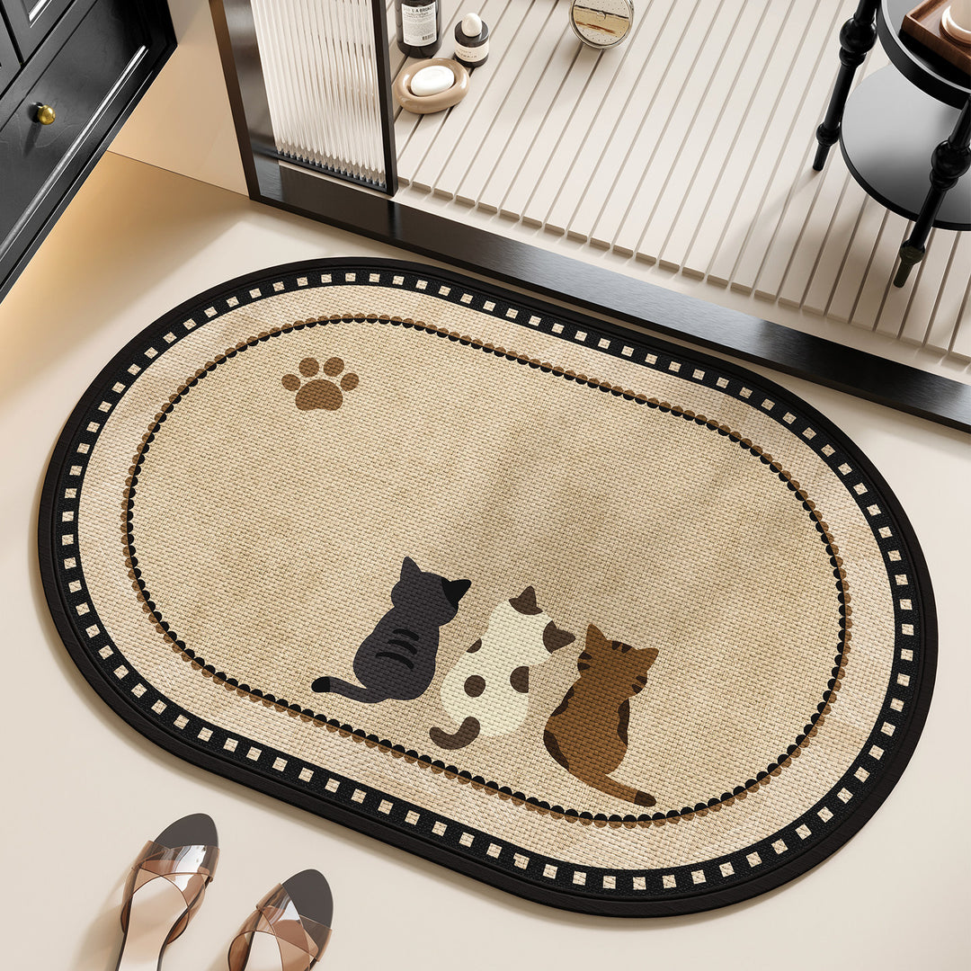 Pet-Themed Bath Mat Kalsten