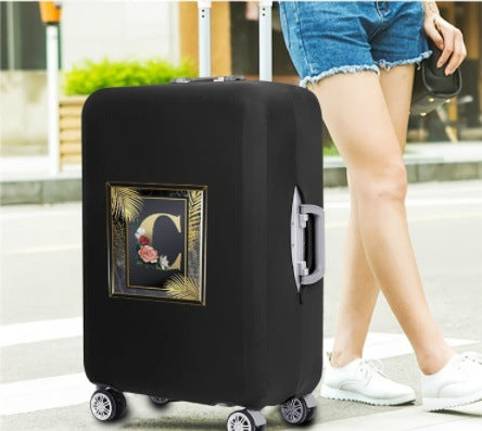 Women's Hard Shell Suitcase with Luxurious Flower Design Kalsten