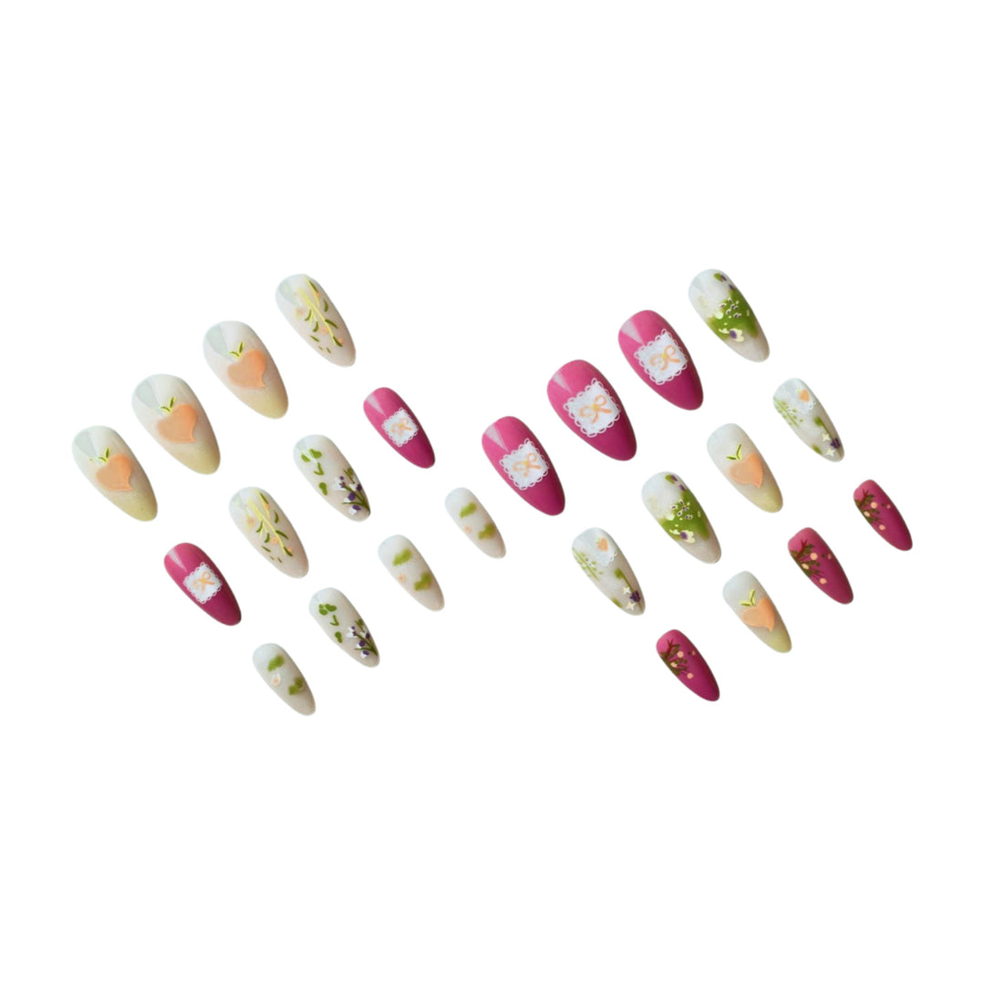 Artistic Floral Nail Art Design Set