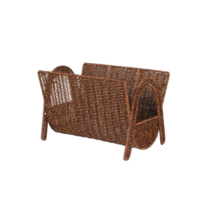 Stylish magazine holder made of woven material Kalsten