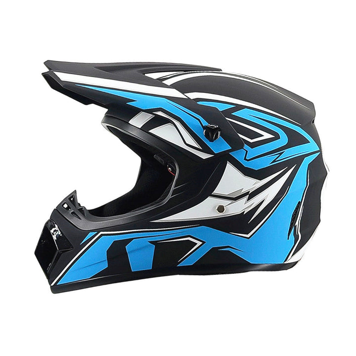 full-face motocross helmet with extended visor and reinforced chin guard Kalsten