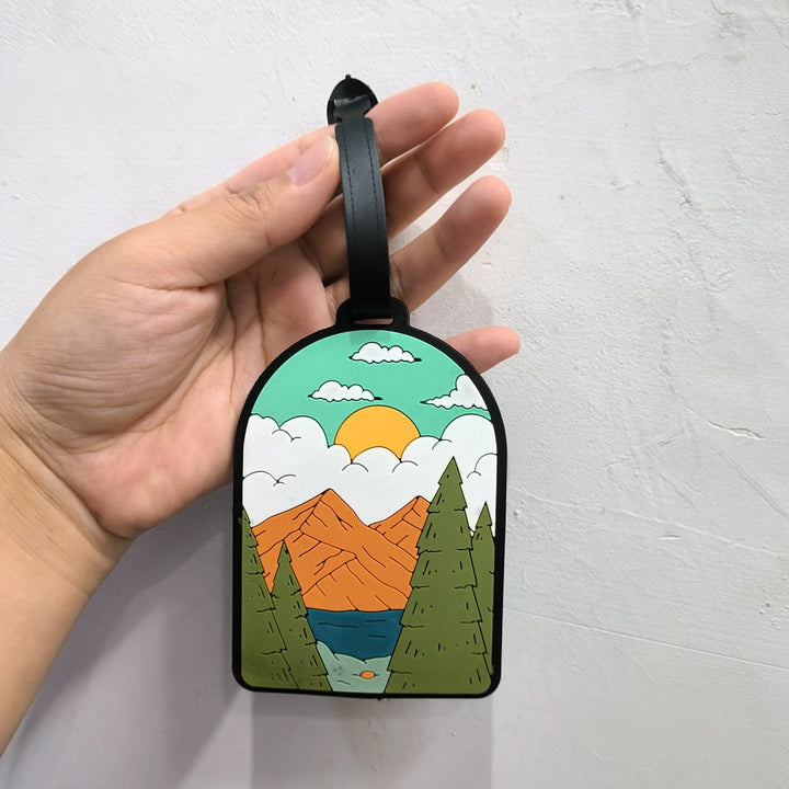 Adventure-Themed Luggage Tag Kalsten