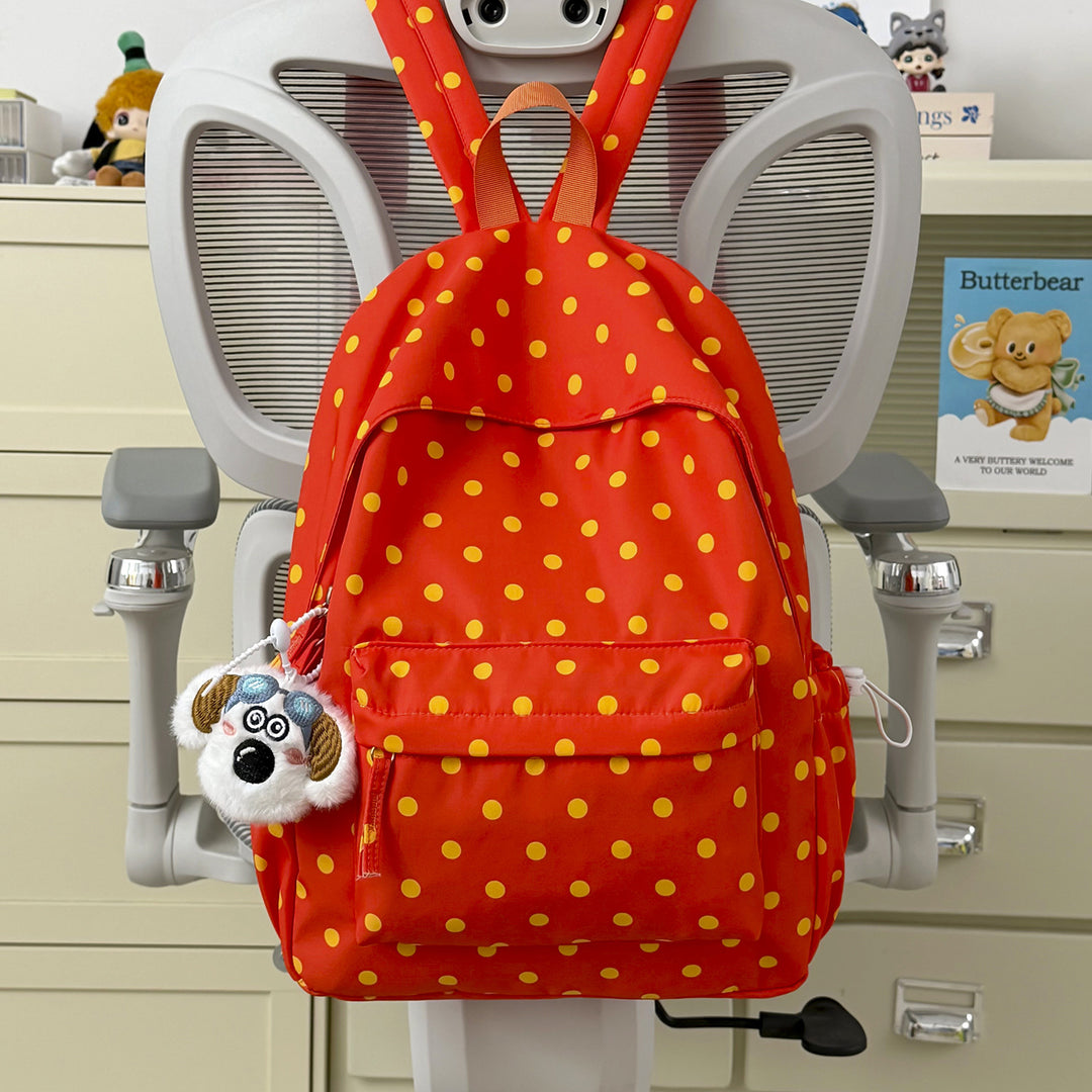 Playful Polka Dot Backpack