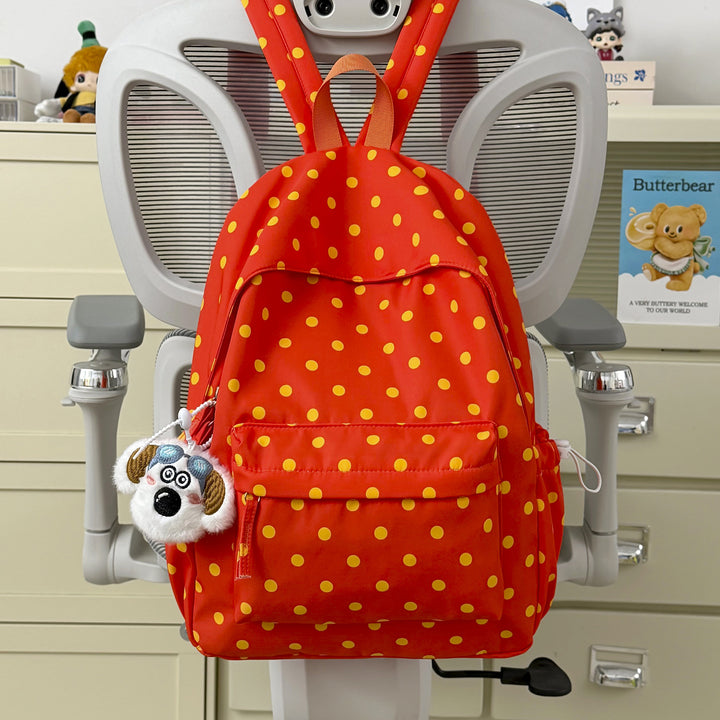Playful Polka Dot Backpack