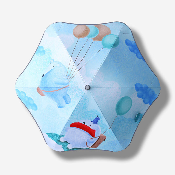 Ladies children's friendly folding umbrella with dinosaur design Kalsten