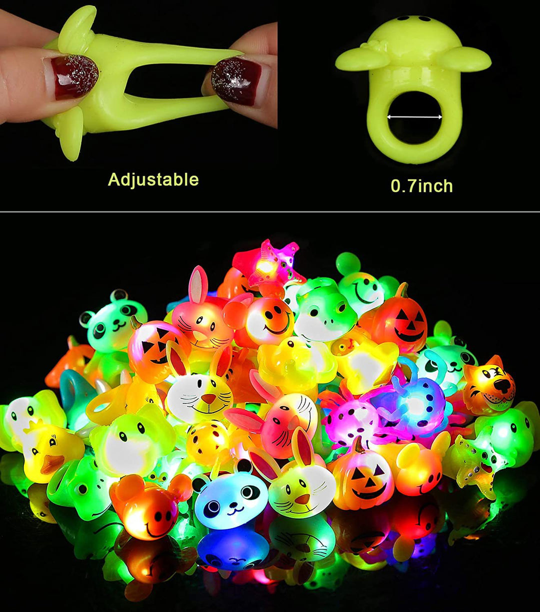 Unisex glow-in-the-dark Tierfiguren Kalsten