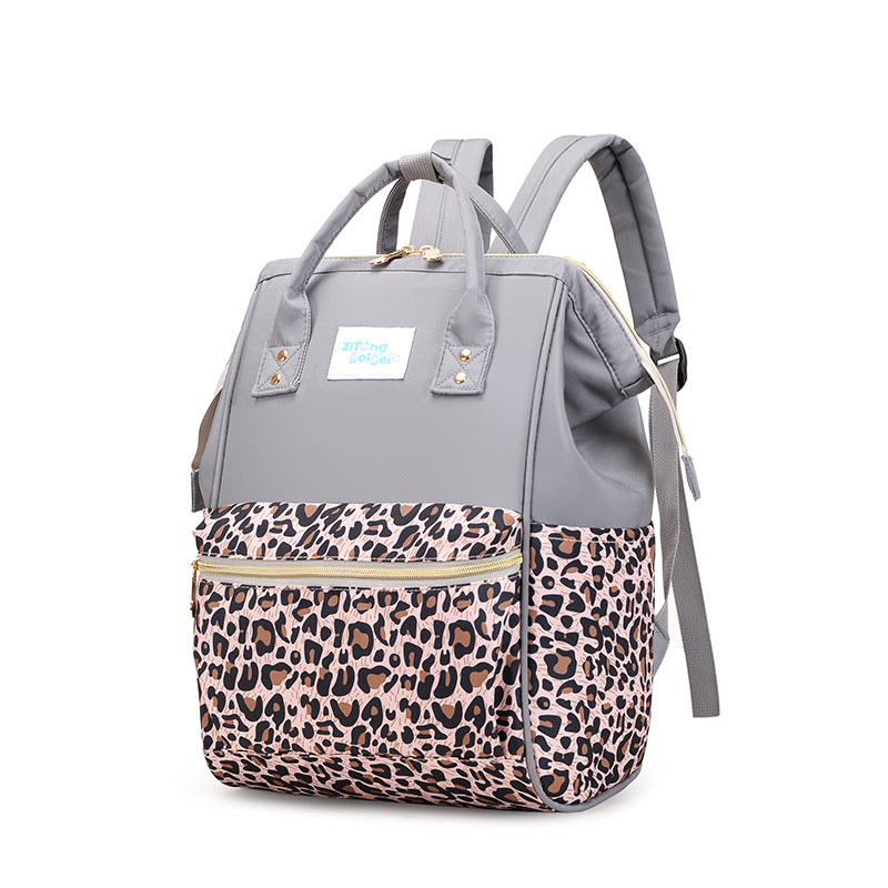 Trendy Animal Print Diaper Backpack Kalsten