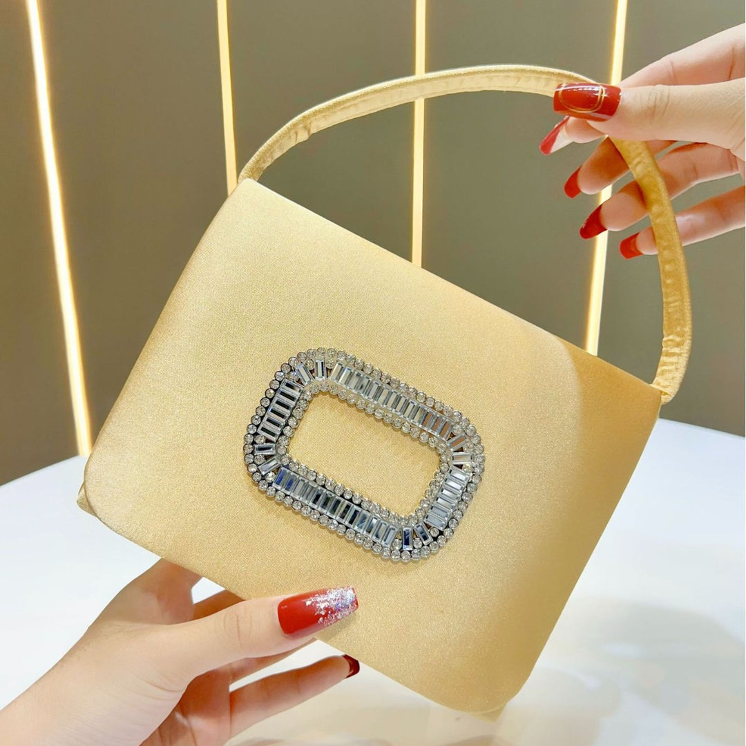 Stylish Satin Evening Handbag