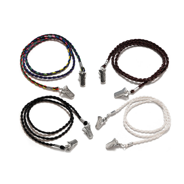 Braided Leather Eyewear Strap kalsten