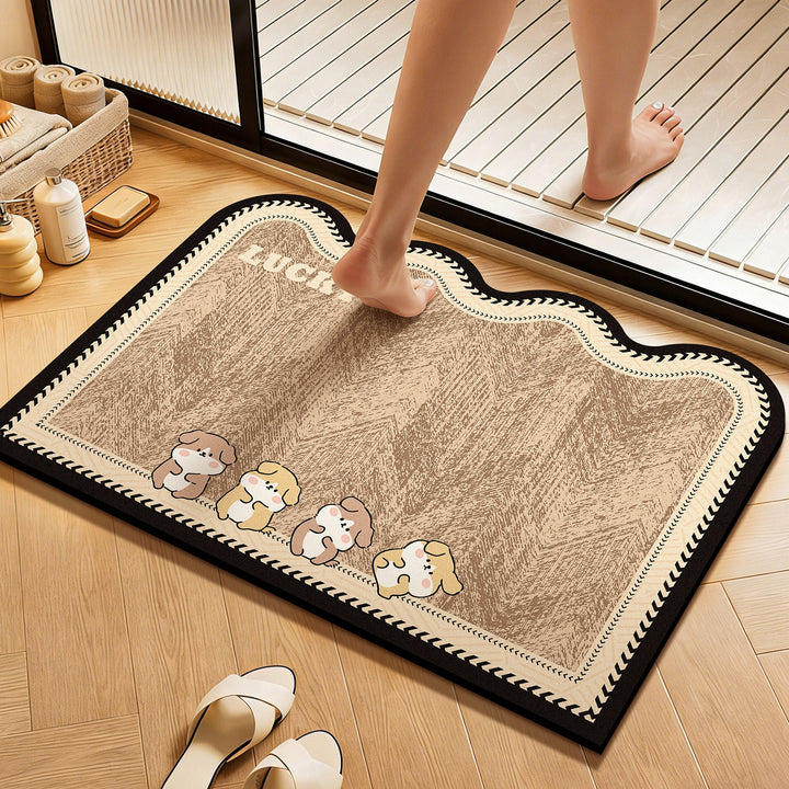 WoCute Cartoon Bath Mat Kalsten