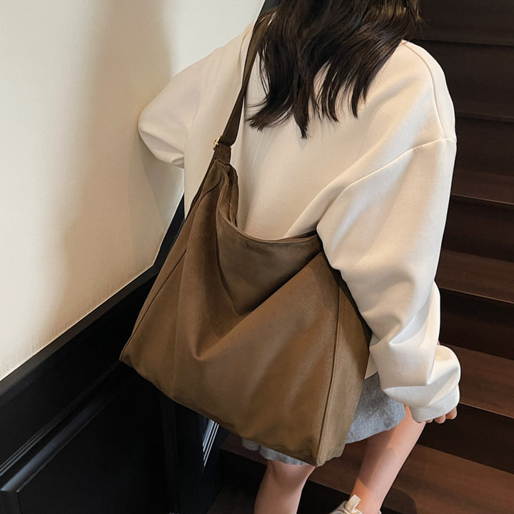 Soft Suede Hobo Bag