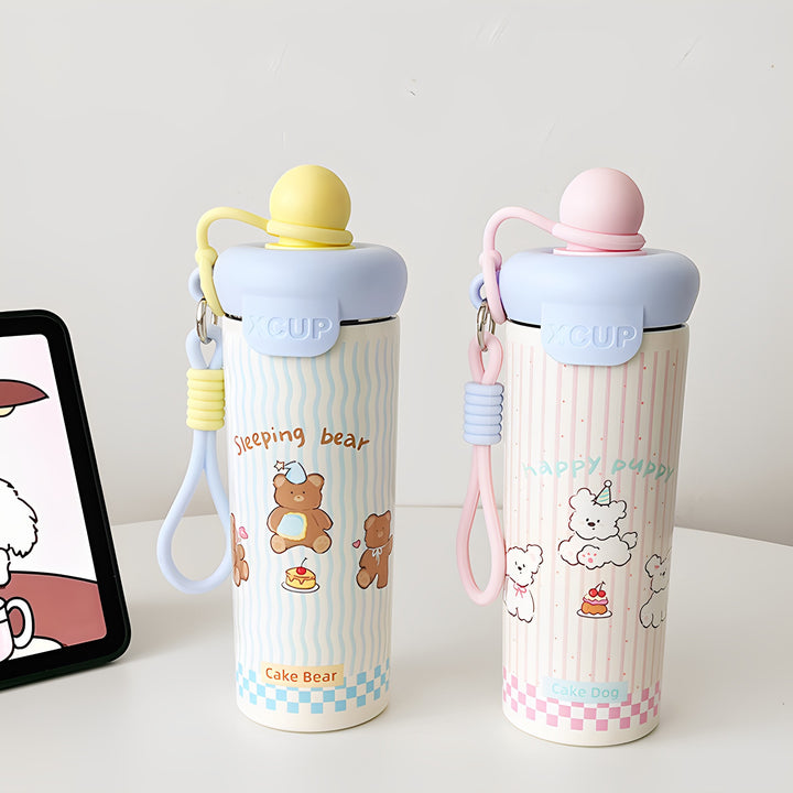 Ladies leisure drinking bottle with cute cat design Kalsten
