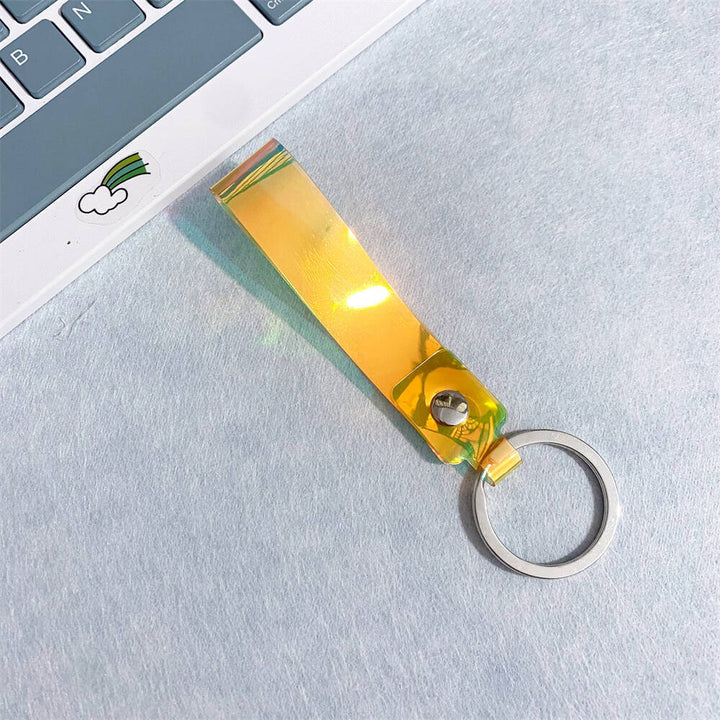 Colorful Iridescent Acrylic Keychain kalsten