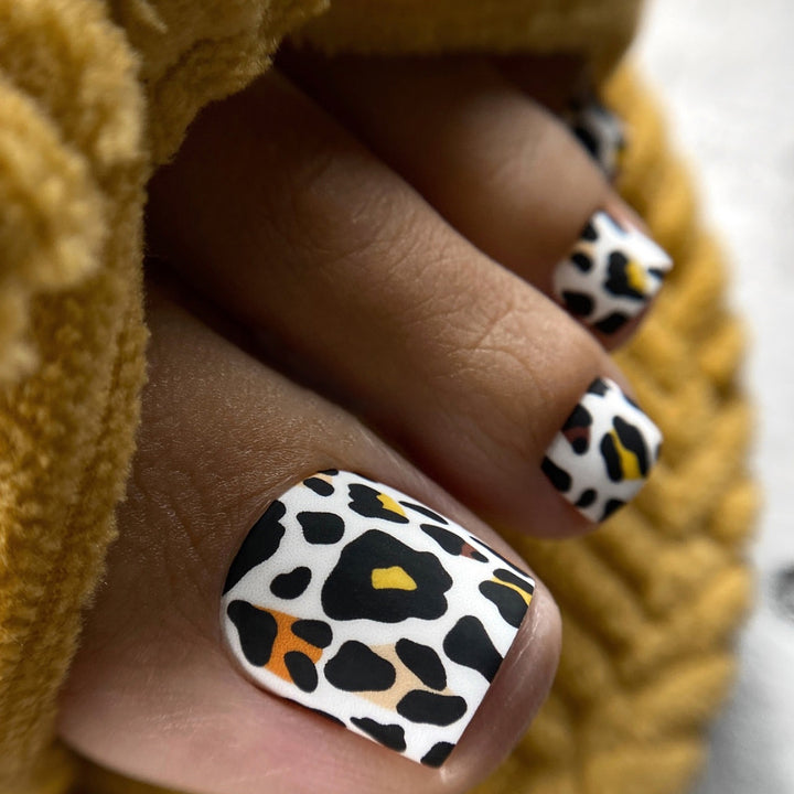 Playful Leopard Print Press-On Nails Kalsten