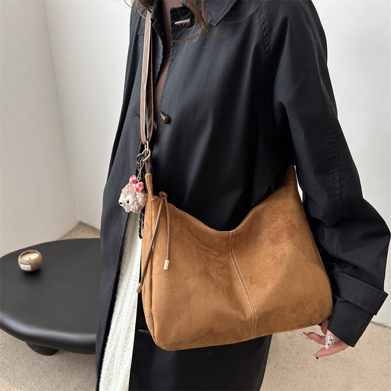 Soft Suede Hobo Handbag Kalsten