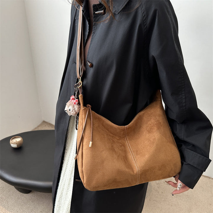 Soft Suede Hobo Handbag Kalsten