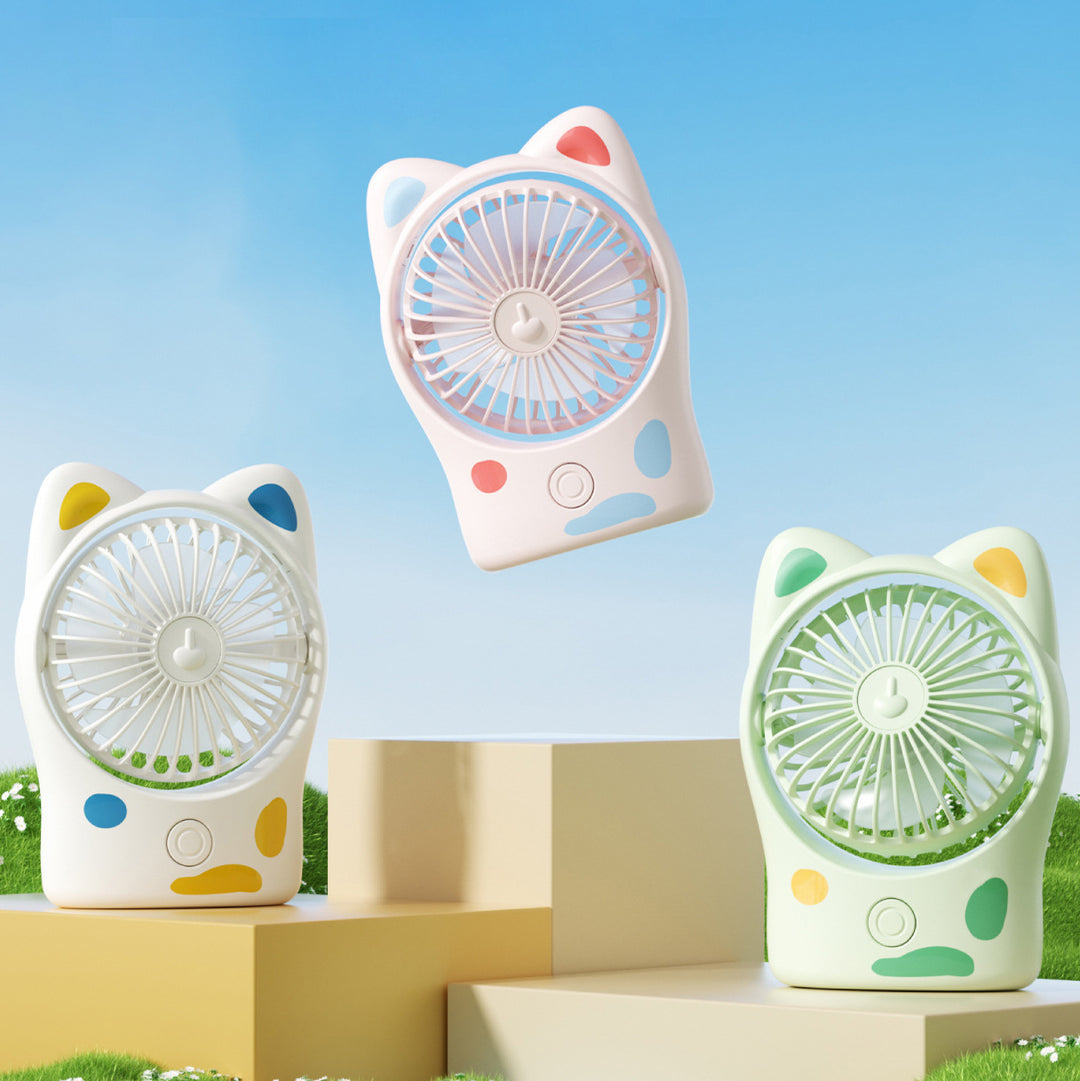 Women Portable Mini Cooling Fan with Cat Ears Kalsten