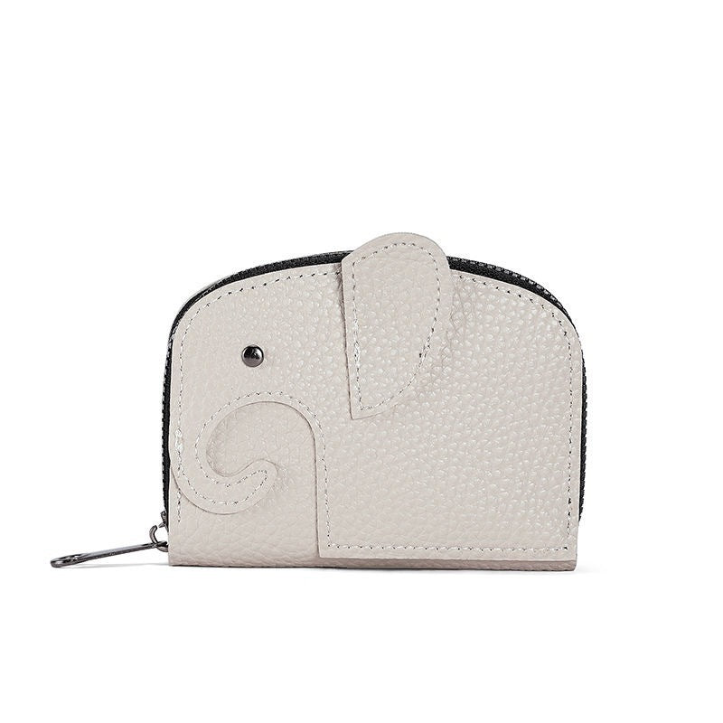 Premium Zippered Leather Coin Wallet
