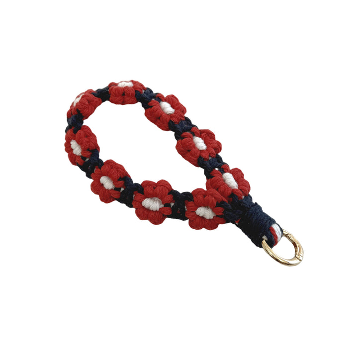 Floral Macrame Keychain Holder Kalsten