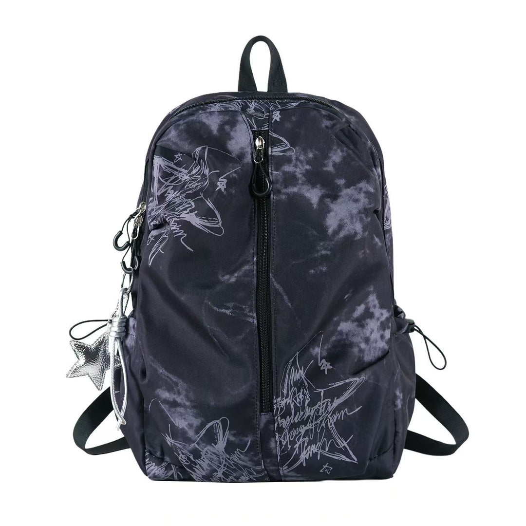 Artistic Graphic Print Backpack Kalsten