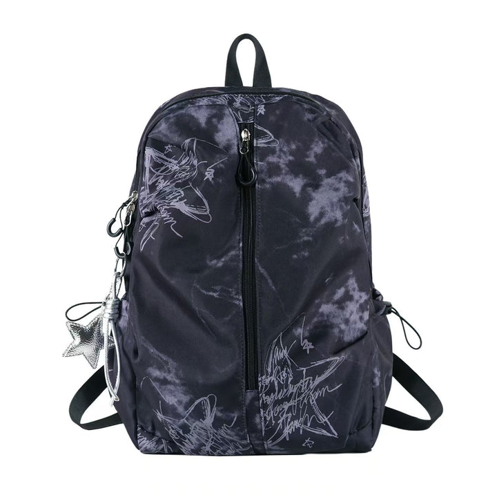 Artistic Graphic Print Backpack Kalsten