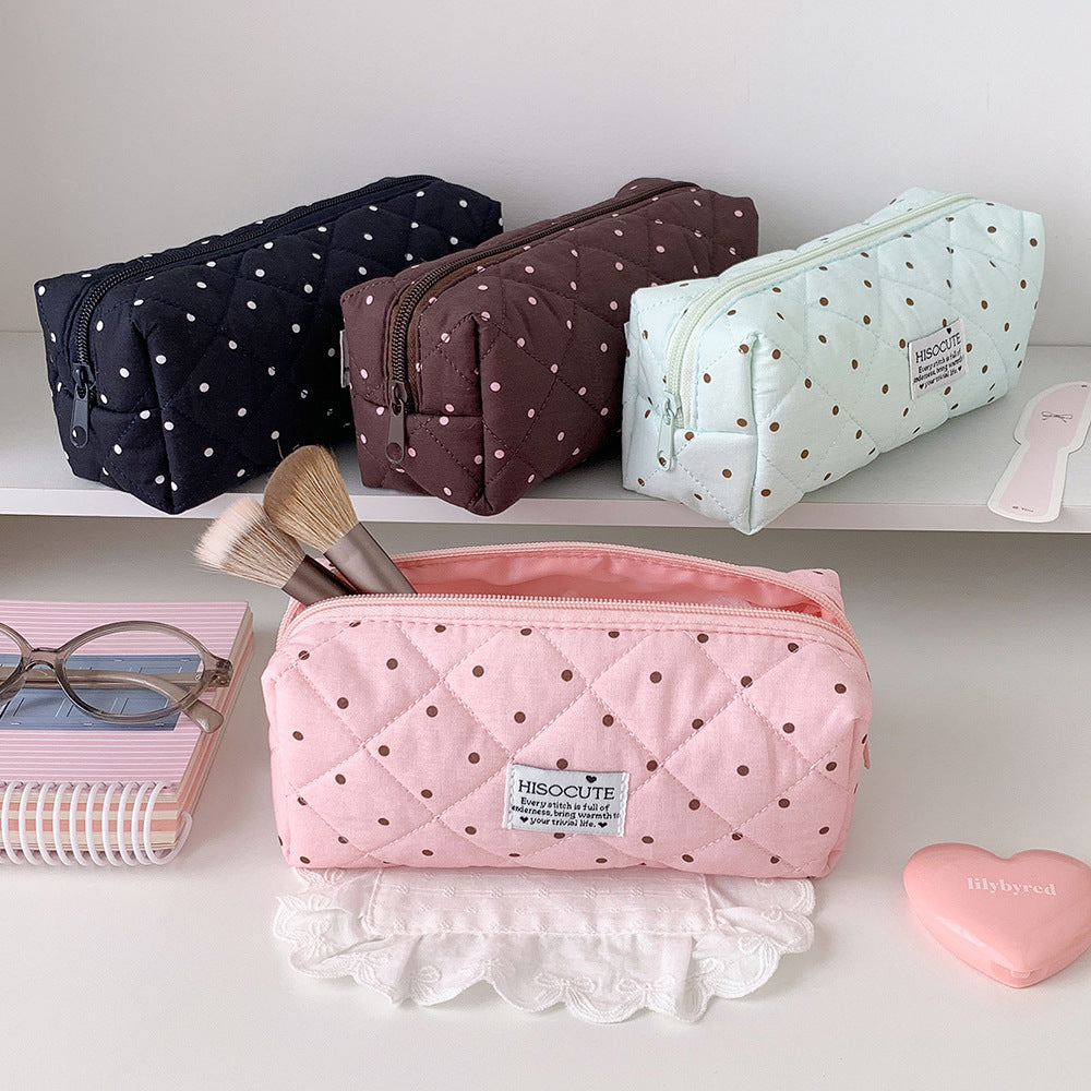 Quilted Elegance Pencil Case