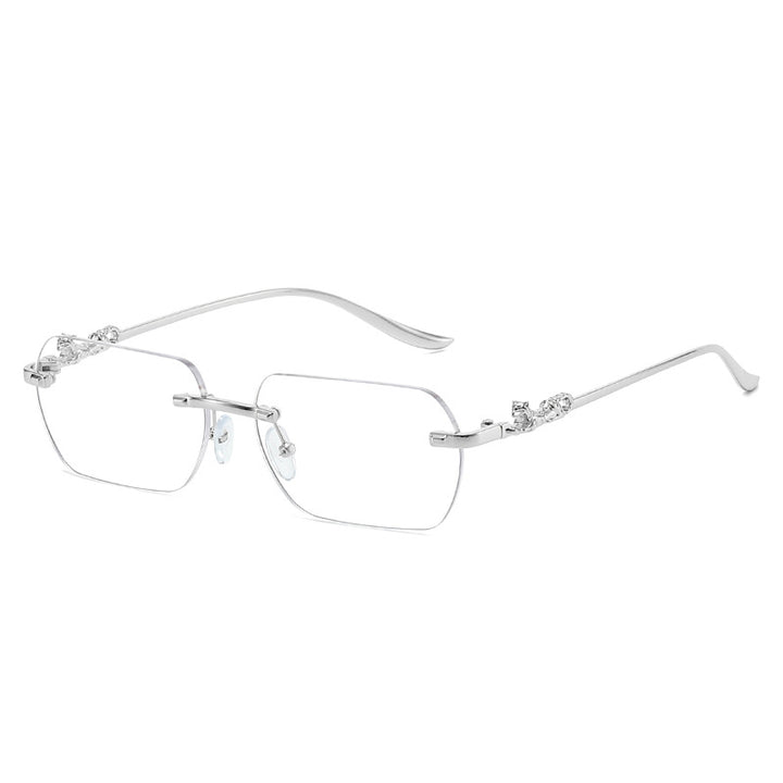 Ladies elegant half-rim glasses with decorative details Kalsten