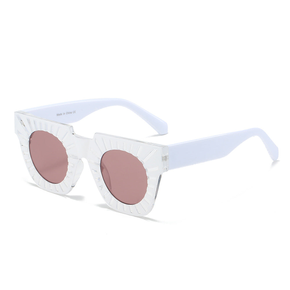 Ladies Fashion Sunglasses with Creative Geometric Frame Kalsten