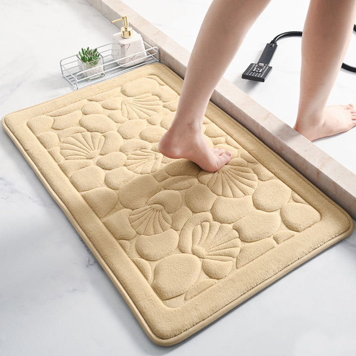 Coastal Pebble Design Bath Mat Kalsten
