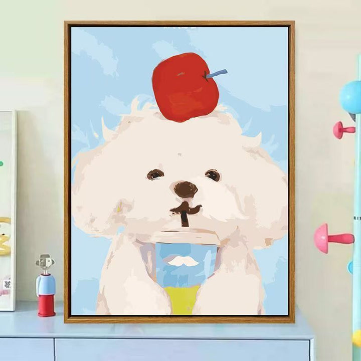 Cute Dog-Themed Decorative Canvas Art Kalsten