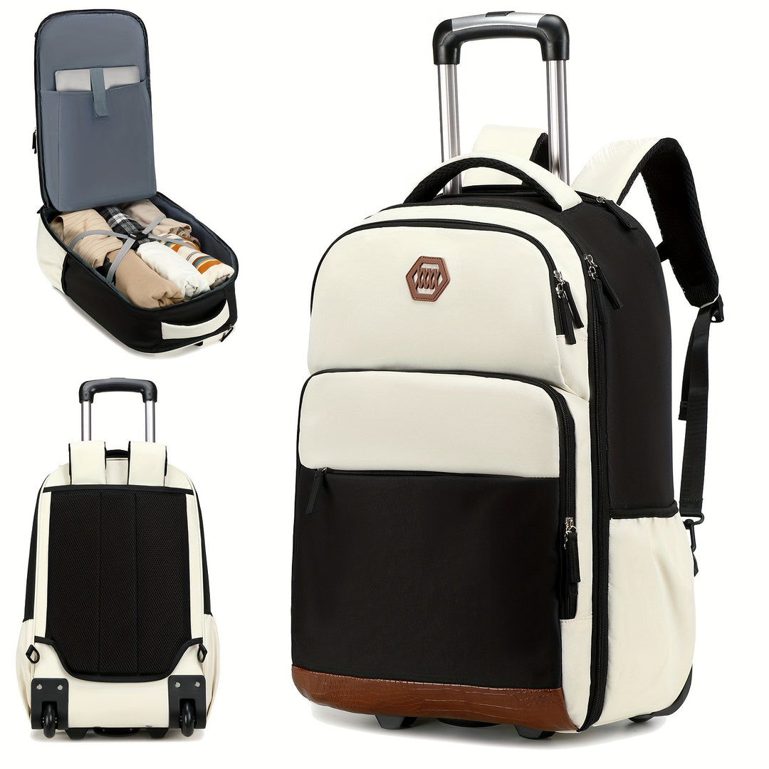 Stylish Wheeled Travel Backpack