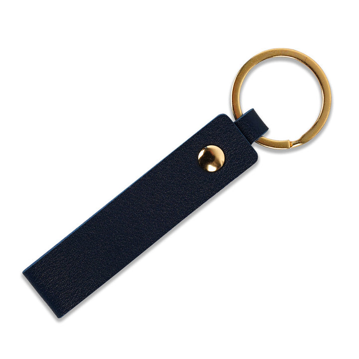 Unisex keychain with stylish faux leather design Kalsten