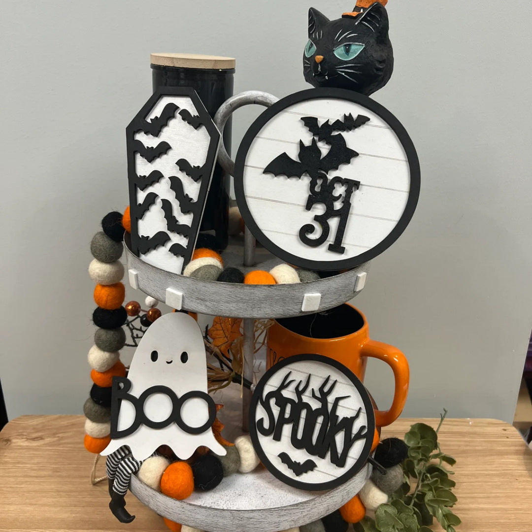 Whimsical Halloween Ghost Decor