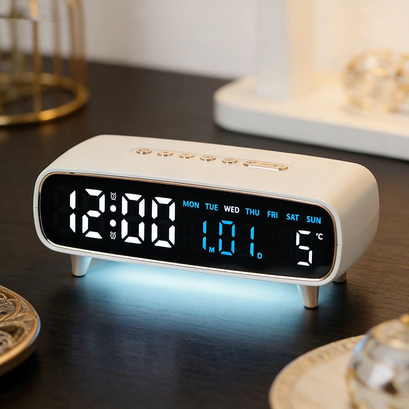 Digital alarm clock with multifunctional temperature and date display Kalsten