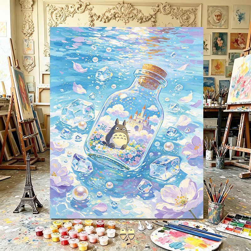 Magical Bottle Canvas Art Print Kalsten