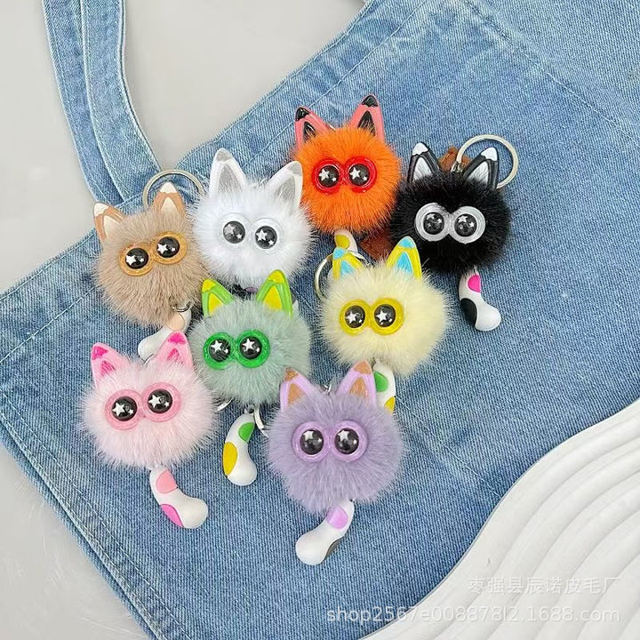 Cute Plush Cat Keychain Accessory Kalsten