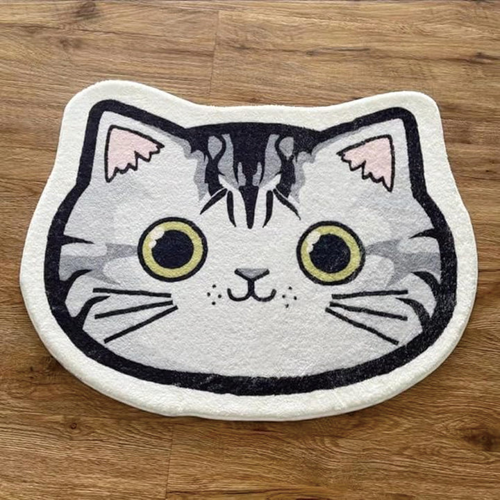Cat-Shaped Bath Mat