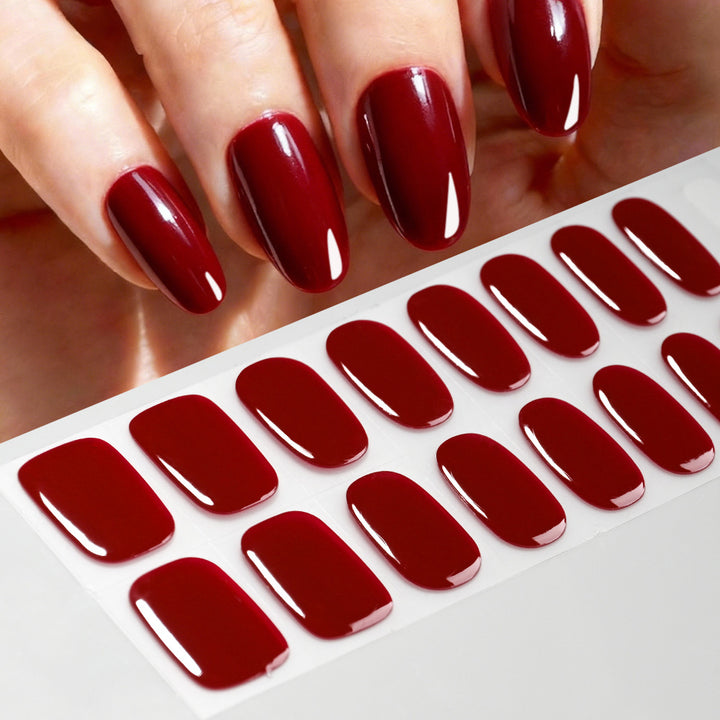 High-Gloss Gel Nail Wraps