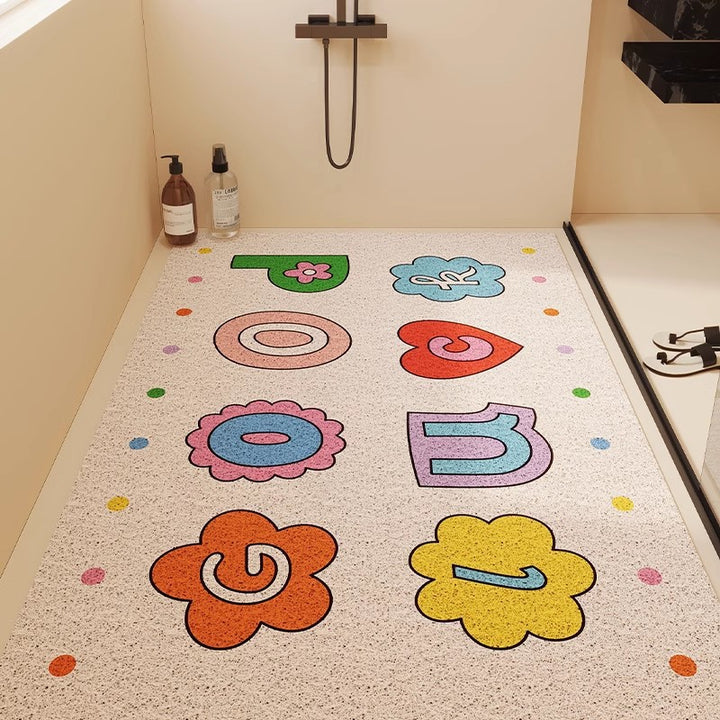 Playful Animal Themed Memory Foam Mat Kalsten