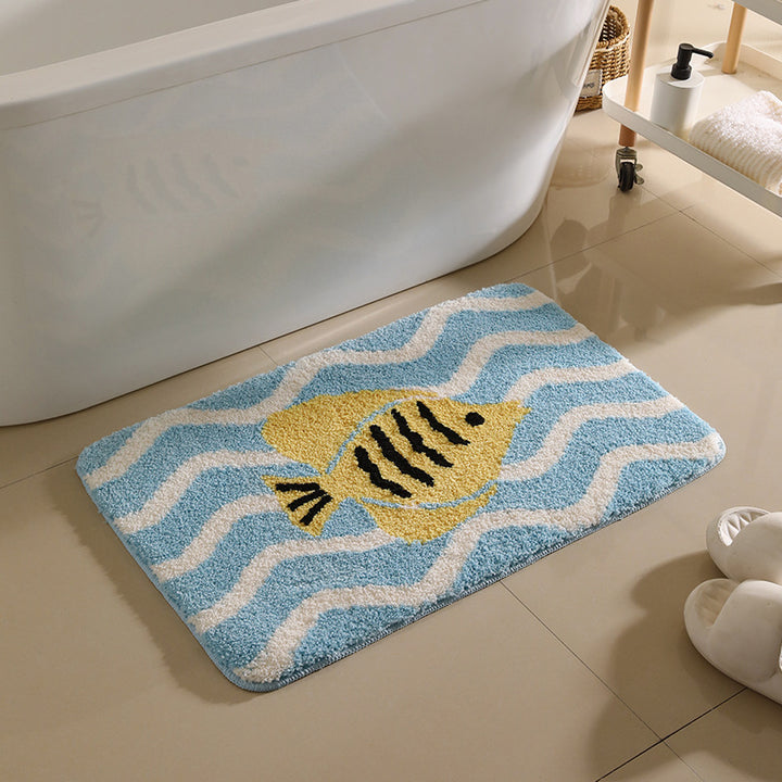 Cute Panda Design Bath Mat Kalsten