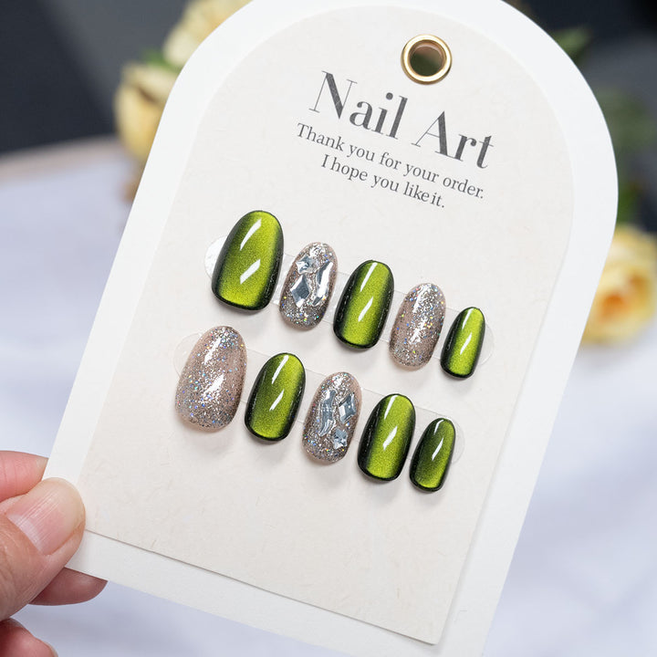 High Shine Press-On Nail Art