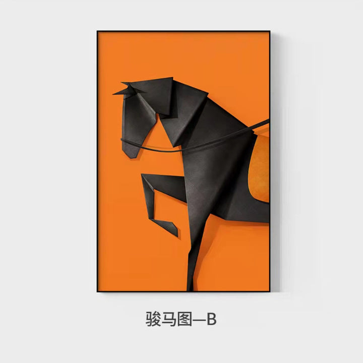 Abstract Paper Art Print