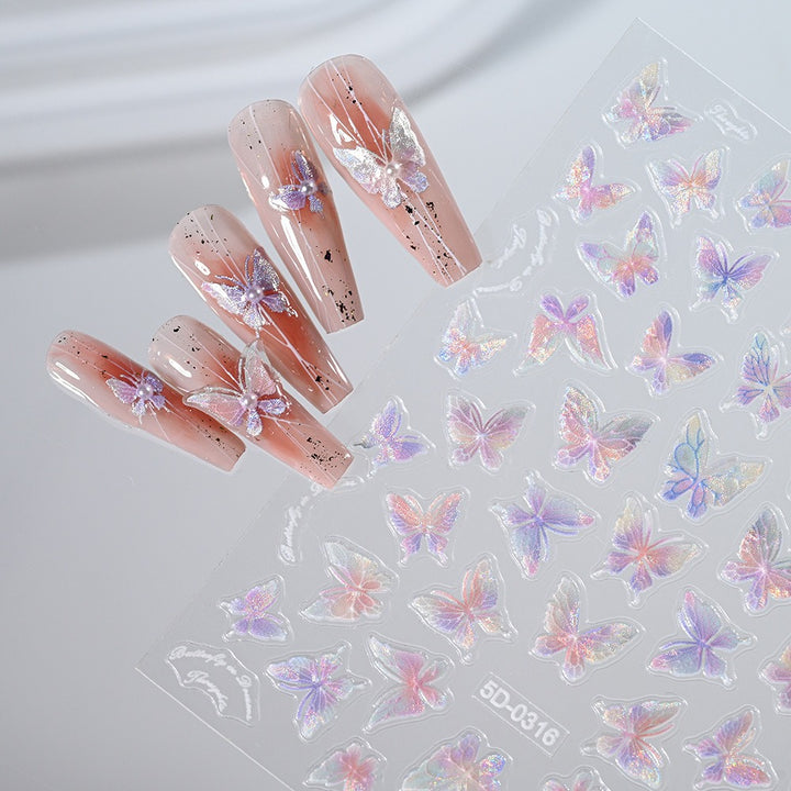 Decorative Butterfly Nail Art Decals