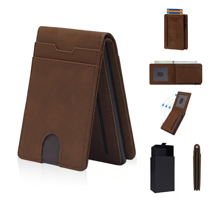 Minimalist RFID-Blocking Leather Cardholder Kalsten