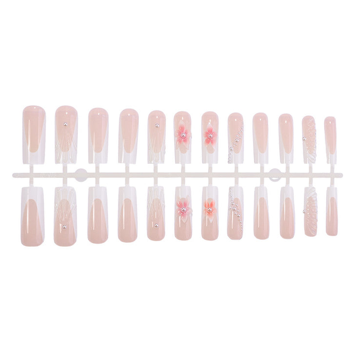 Floral Embellished Press-On Nail Set Kalsten 1788495815
