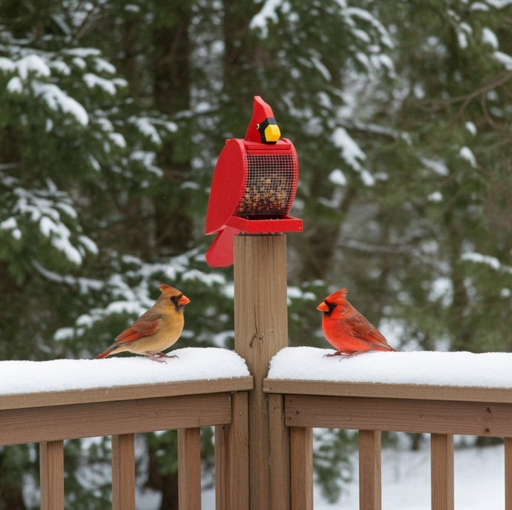 Cardinal-Shaped Bird Feeder Kalsten