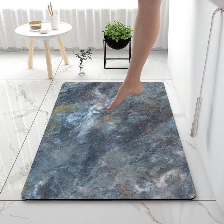 Soft Touch Marble Bath Mat Kalsten